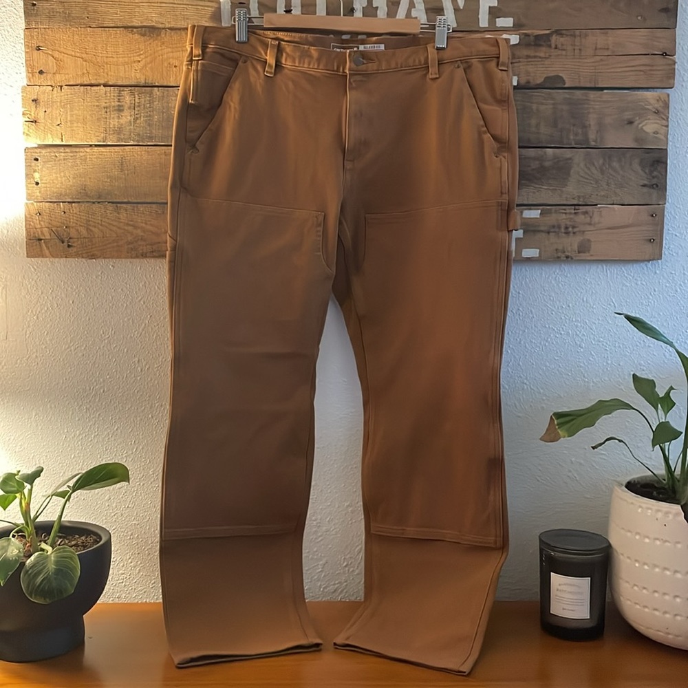 Carhartt Women's Straight Leg Pants - Brown - Picture 4 of 8